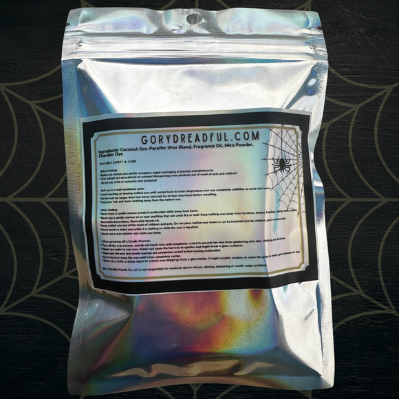 Plum Spooky Wax Melt Brittle: Plum Cinnamon Patchouli Leaf Cashmere Woods Scent - Picture 7 of 10